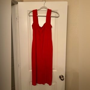 Red Reformation dress